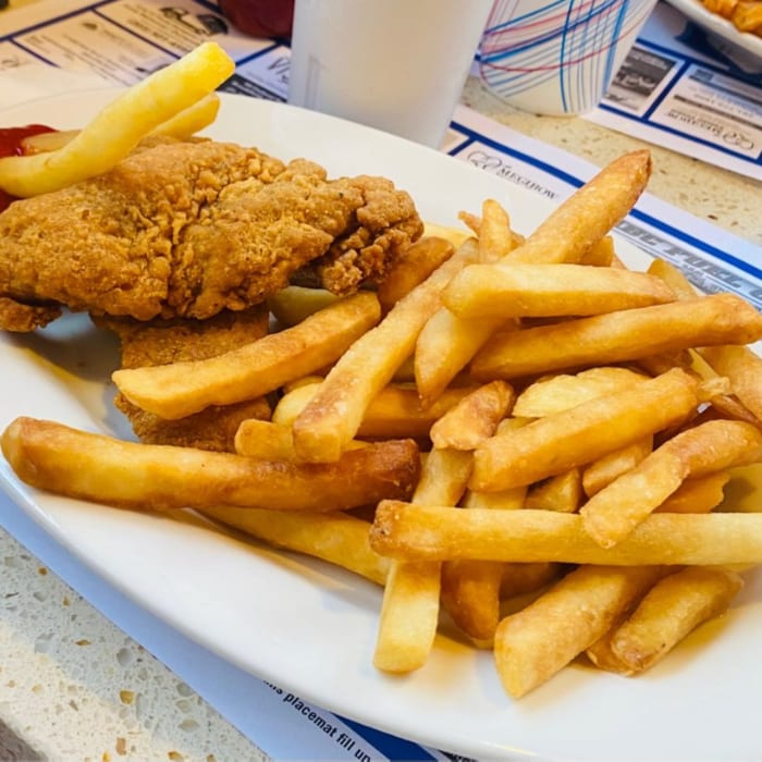 Chicken Fingers & Fries.